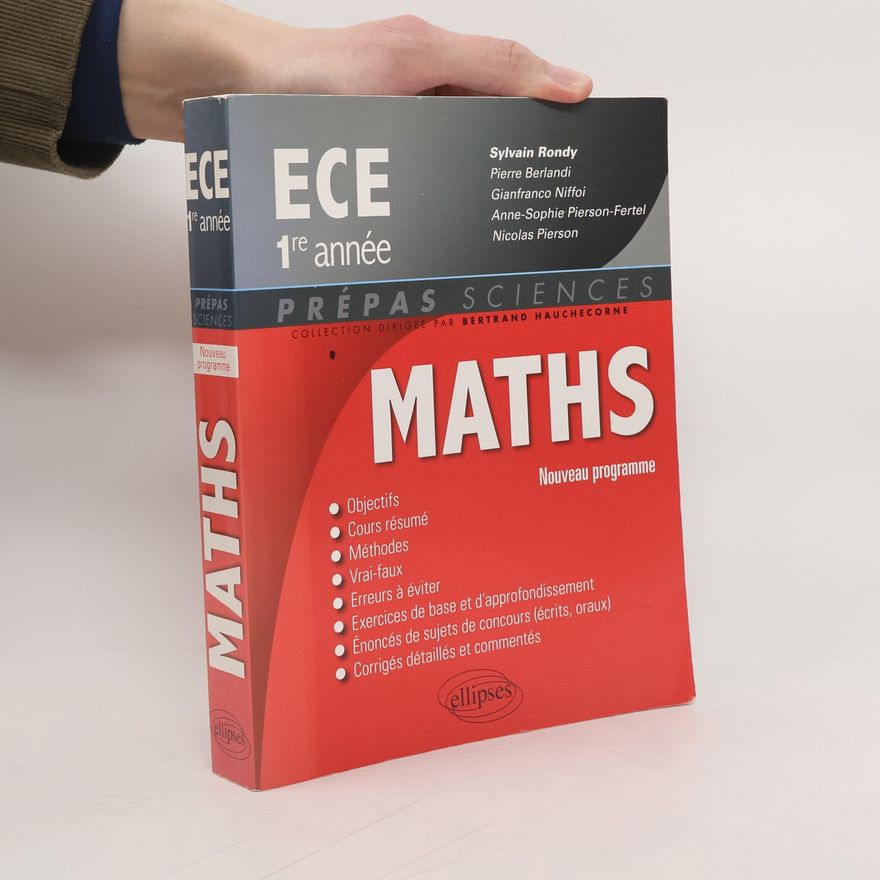 Nicolas Pierson Prépas Sciences - 1: Mathématiques ECE-1 - conforme au nouveau programme 2013