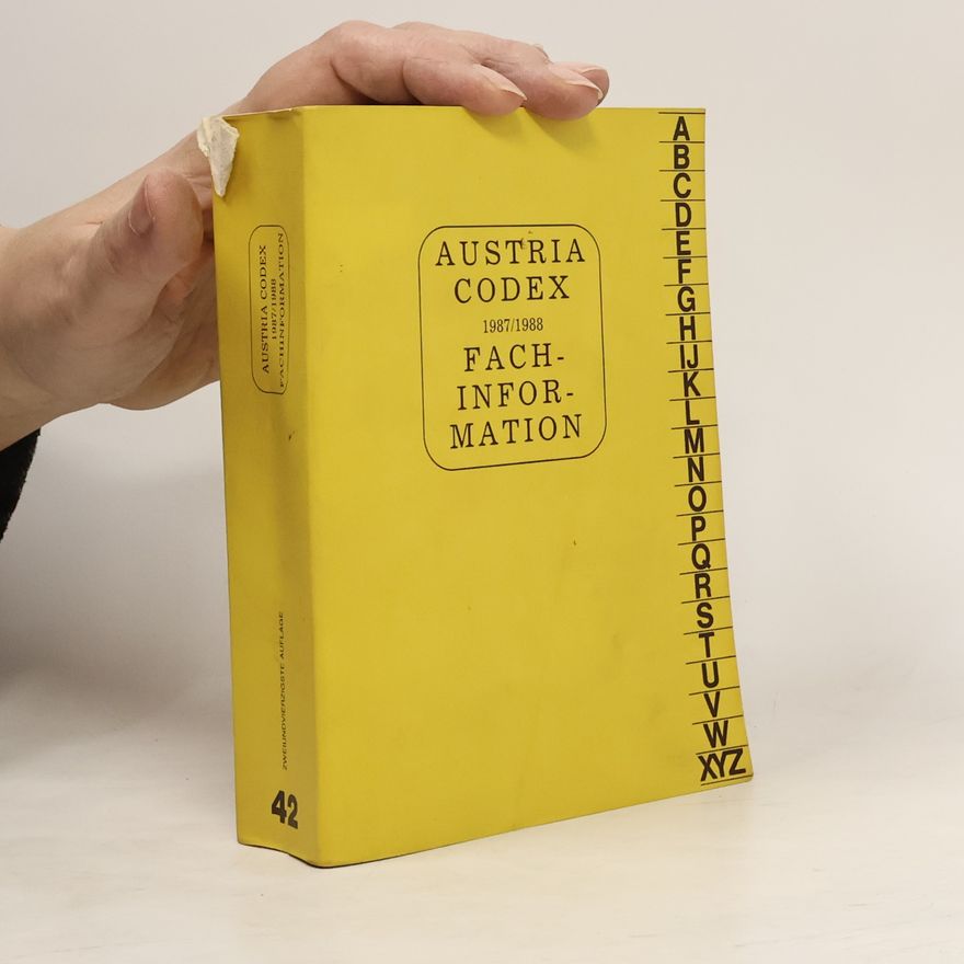 Collectif d'auteurs Austria Codex 1987/1988 Fachinformation