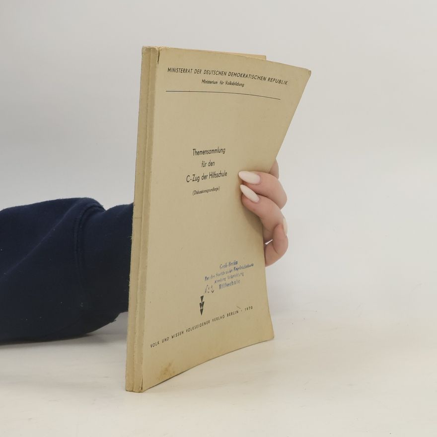 Various authors Themensammlung für den B-Zug der Hilfsschule