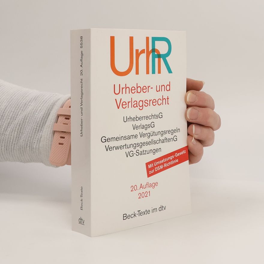 Hans-Peter Hillig Urheber- und Verlagsrecht