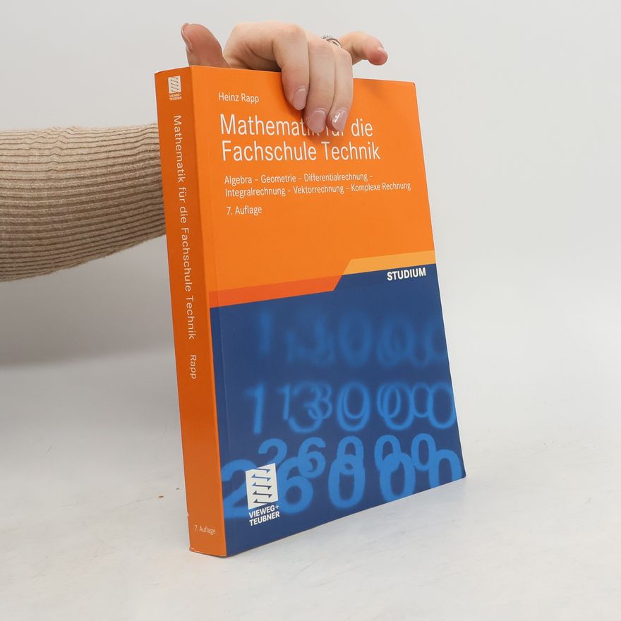 Heinz Rapp Mathematik für die Fachschule Technik - 7. Auflage