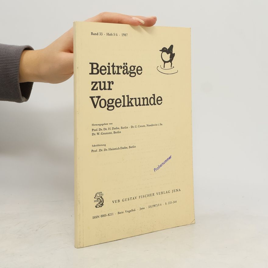 Various authors Beiträge zur Vogelkunde