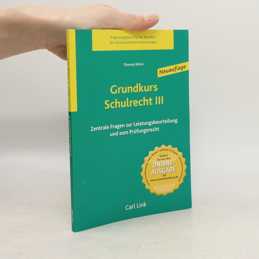Thomas Bremer Grundkurs Schulrecht III
