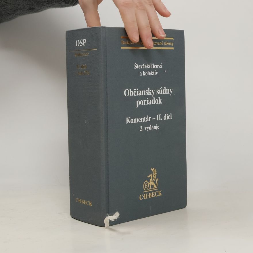 Svetlana Ficová Občiansky súdny poriadok. Komentár - II. diel, 2. vydanie