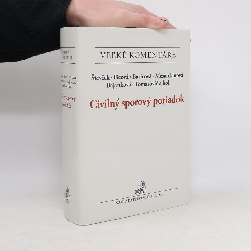 Jana Baricová Civilný sporový poriadok