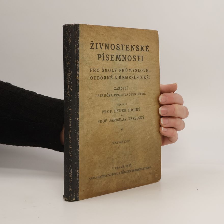 Hynek Hrubý Živnostenské písemnosti