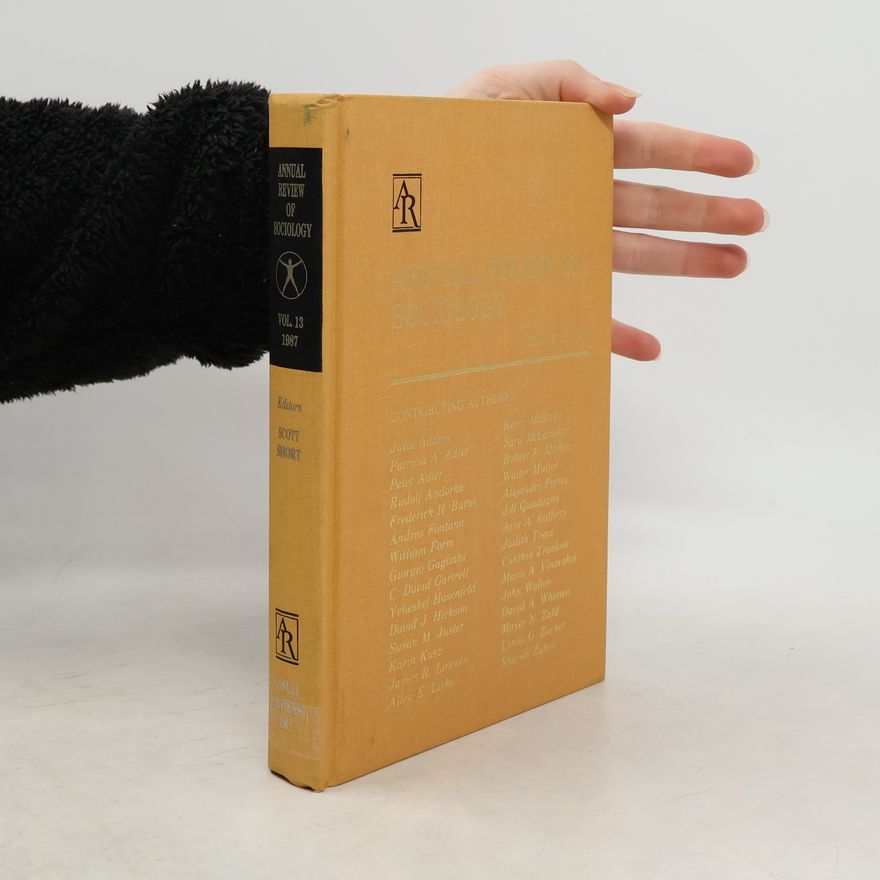 Maris A. Vinovskis Annual Review of Sociology, Volume 13