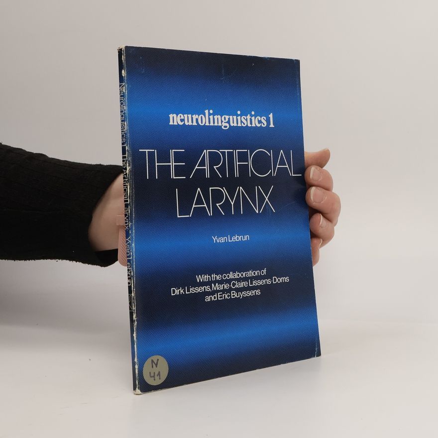 Marie-Claire Lissens-Doms The Artificial Larynx