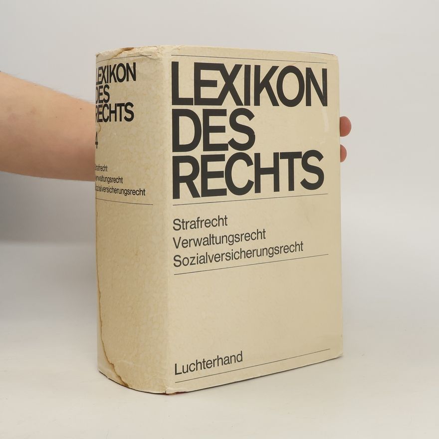 Collectif d'auteurs Lexikon des Rechts 4