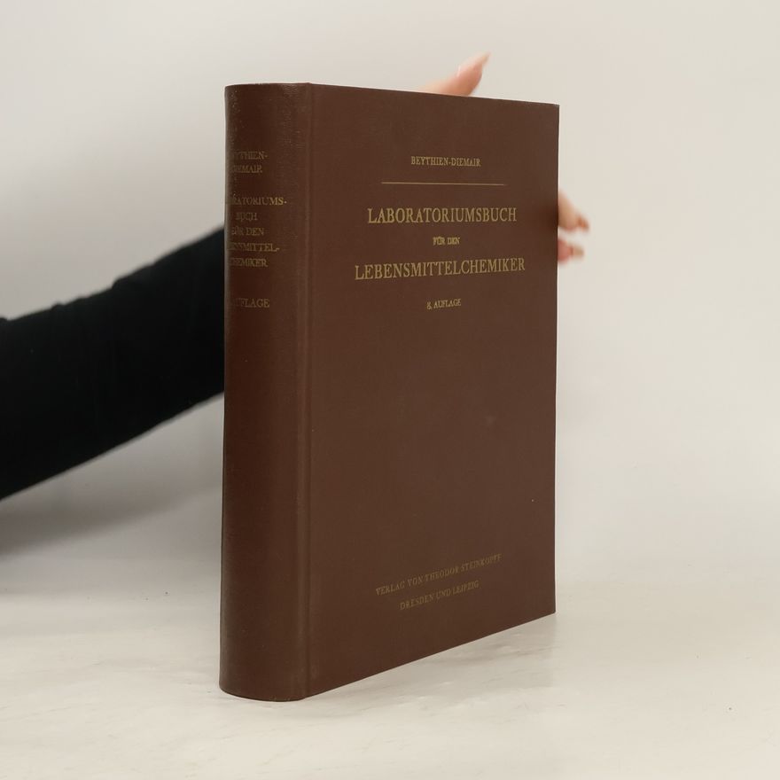 Willibald Diemair Laboratoriumsbuch für den Lebensmittelchemiker