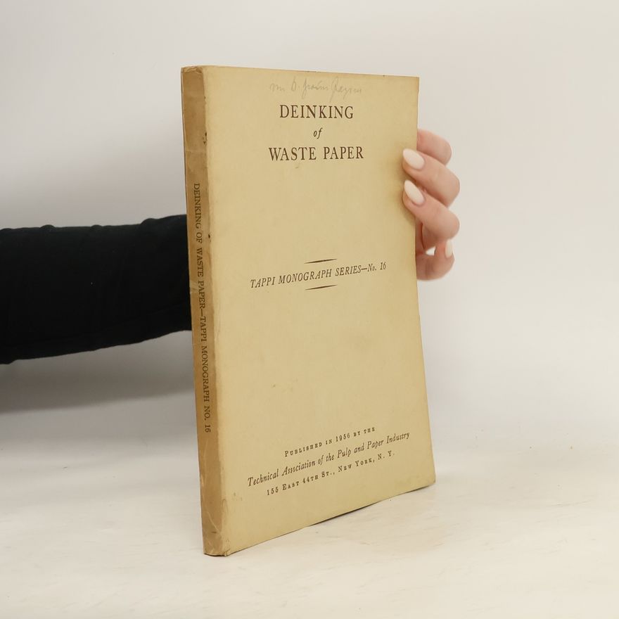 AA.VV. Deinking of Waste Paper 16