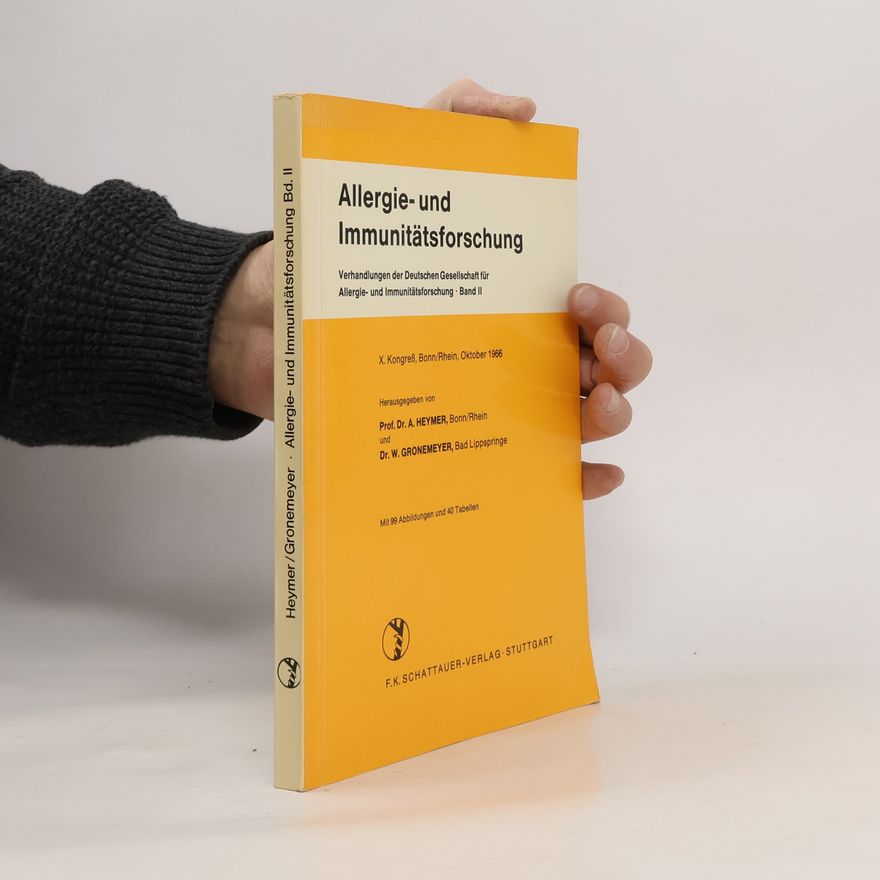Various authors Allergie-und Immunitätsforschung