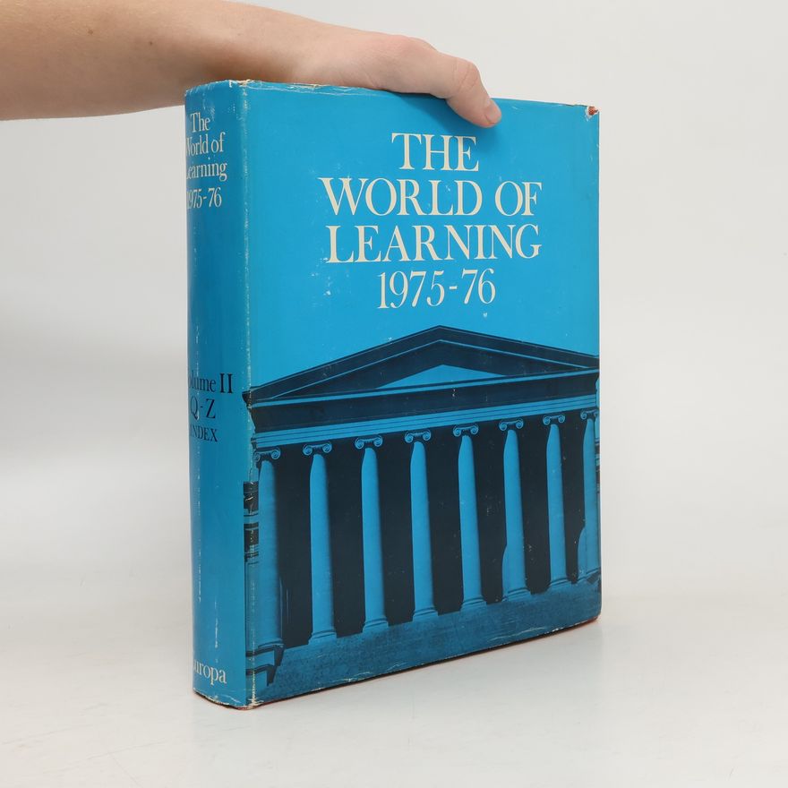Autorenkollektiv The World of Learning II, 1975-76