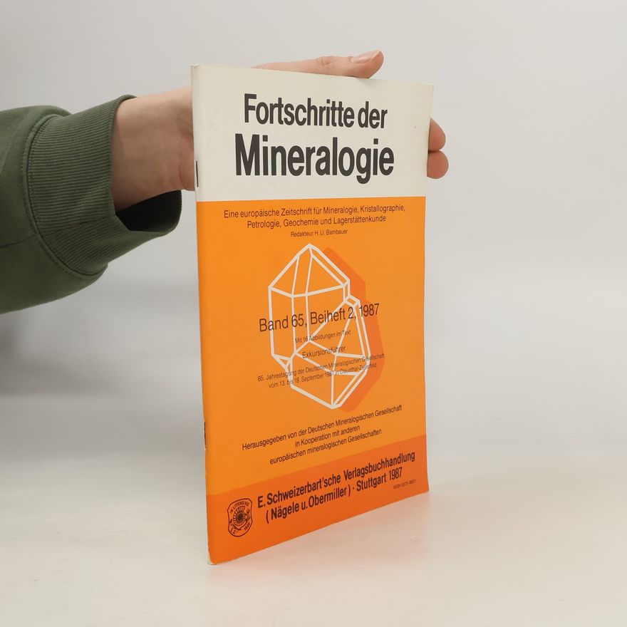 Autorenkollektiv Fortschritte der Mineralogie. Band 65, Beiheft 2, 1987
