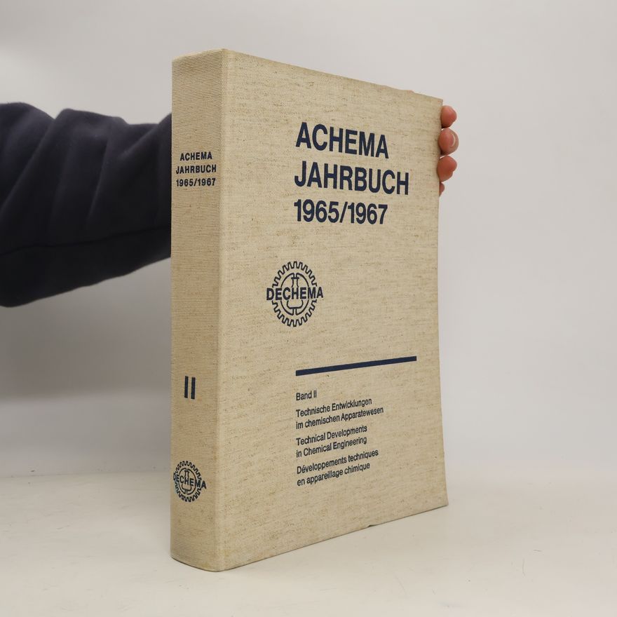 Kolektiv autorů Achema-Jahrbuch 1965/1967 II