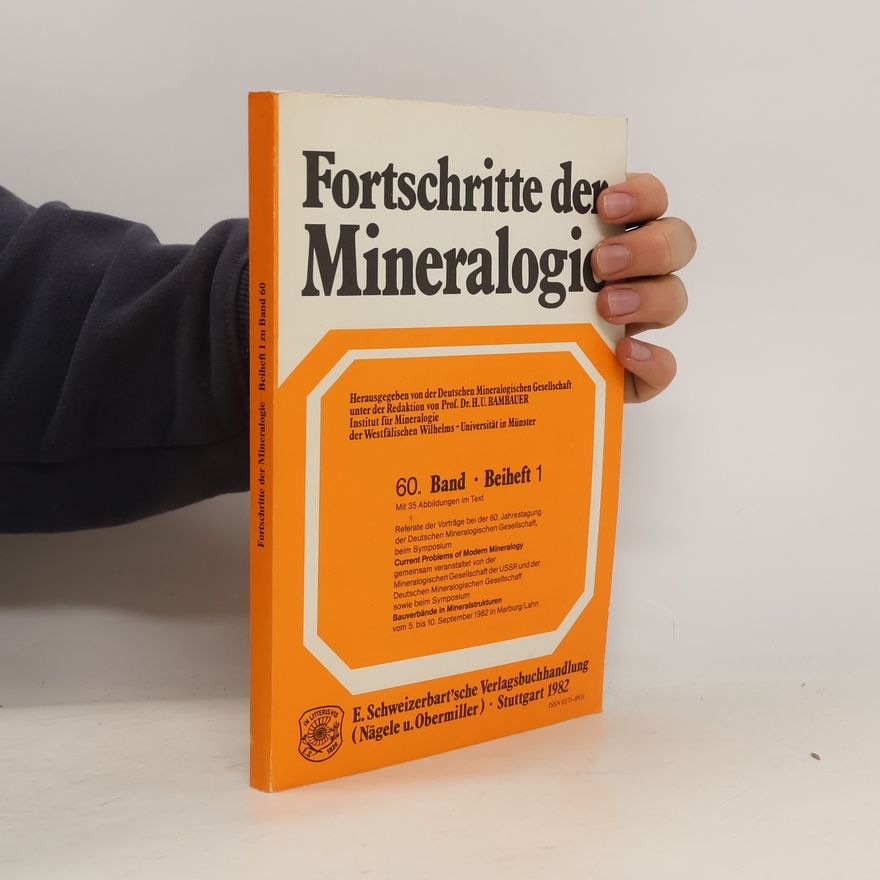 Autorenkollektiv Fortschritte der Mineralogie 60/1