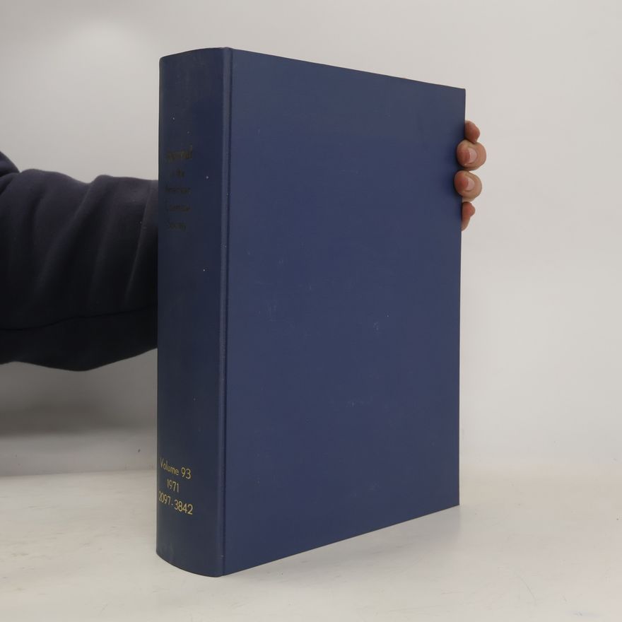 Autorenkollektiv Journal of the American Chemical Society. Volume 93
