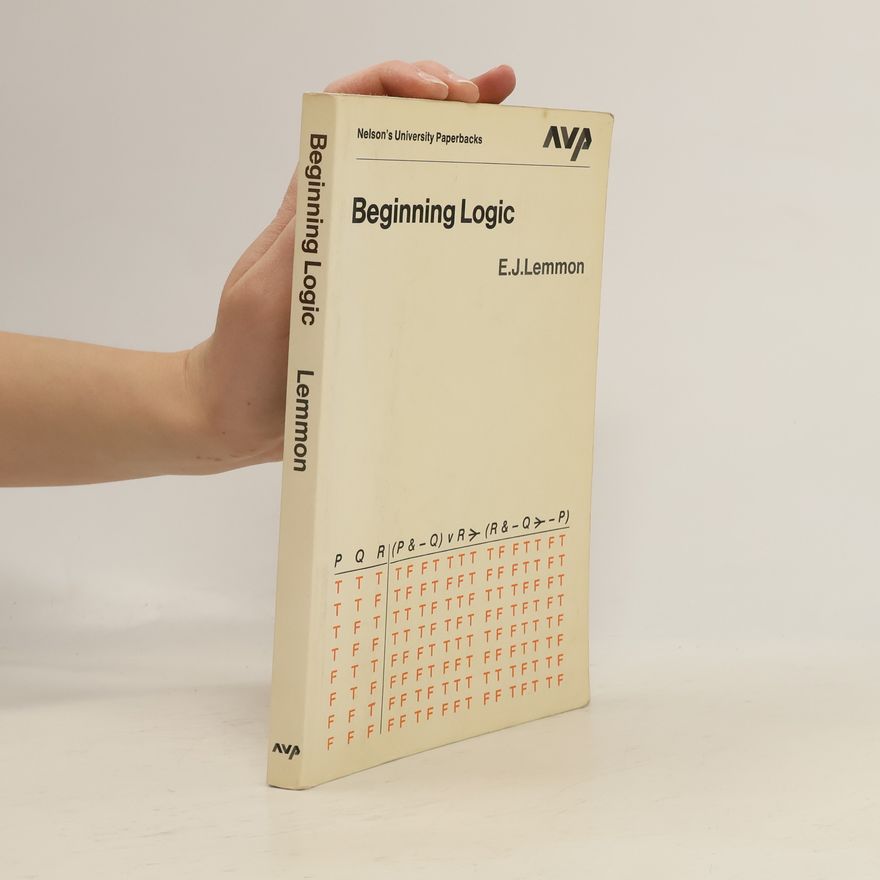 E. J. Lemmon Beginning Logic