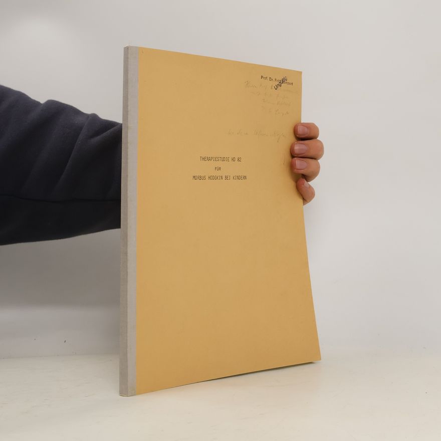 Autorenkollektiv Therapiestudie HD 82 für morbus hodgkin bei kindern