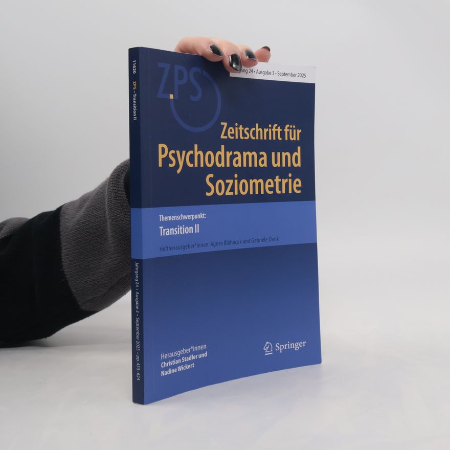 Nadine Wickert Zeitschrift für Psychodrama und Soziometrie 4/2024. Soziodrama