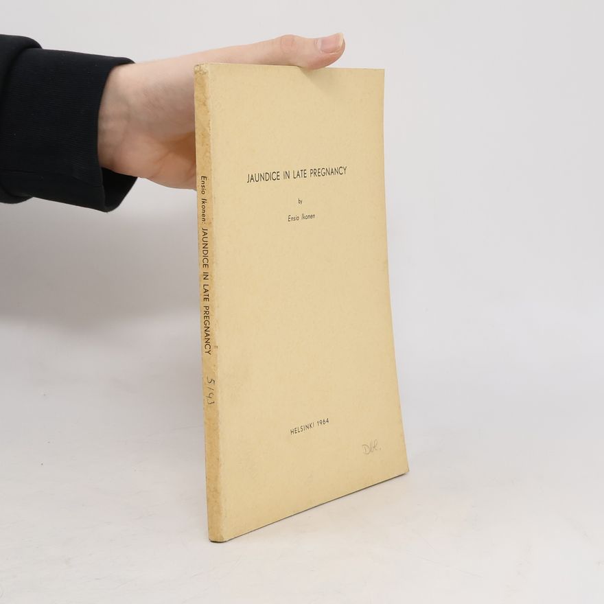 Ensio Ikonen Jaundice in Late Pregnancy