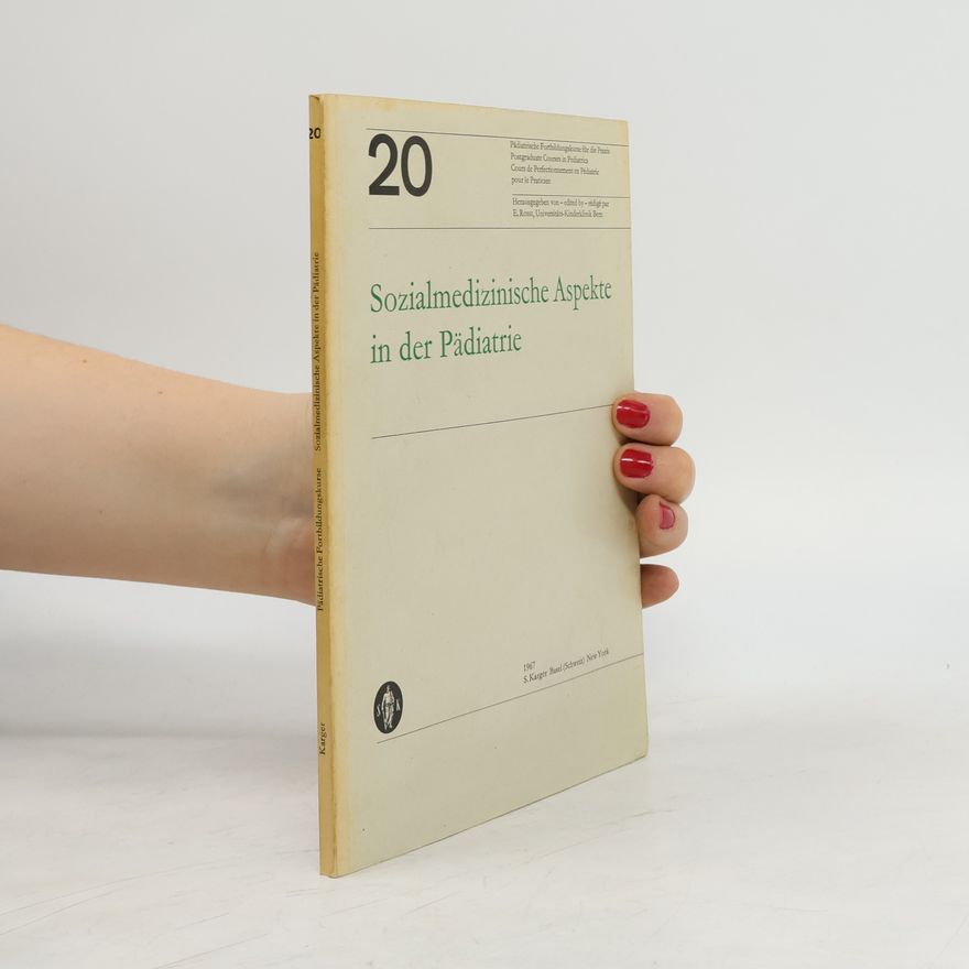 Various authors Sozialmedizinische Aspekte in der Pädiatrie 20