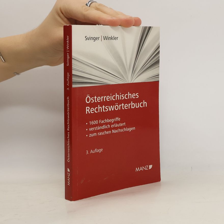 Ute Svinger Österreichisches Rechtswörterbuch