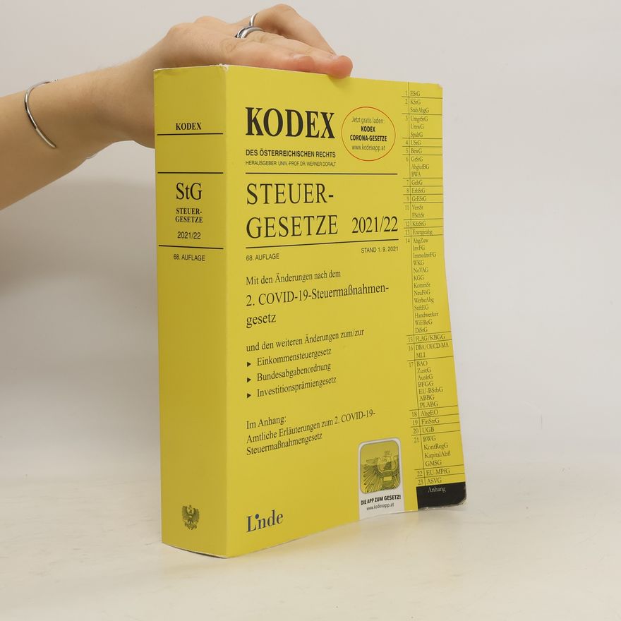 Andrei Bodis Kodex des Österreichischen Rechts: Kodex Steuergesetze 2021/22 - 68. Auflage