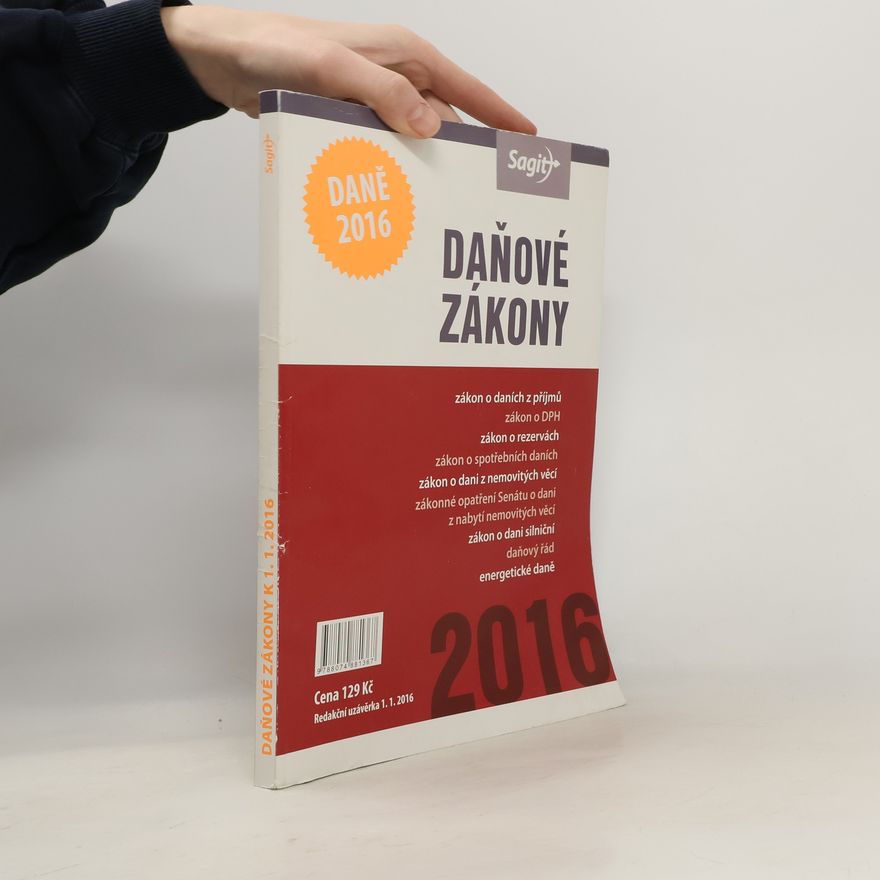 Collectif d'auteurs Daňové zákony 2016