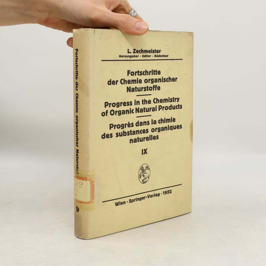 Autorenkollektiv Fortschritte der Chemie organischer Naturstoffe IX