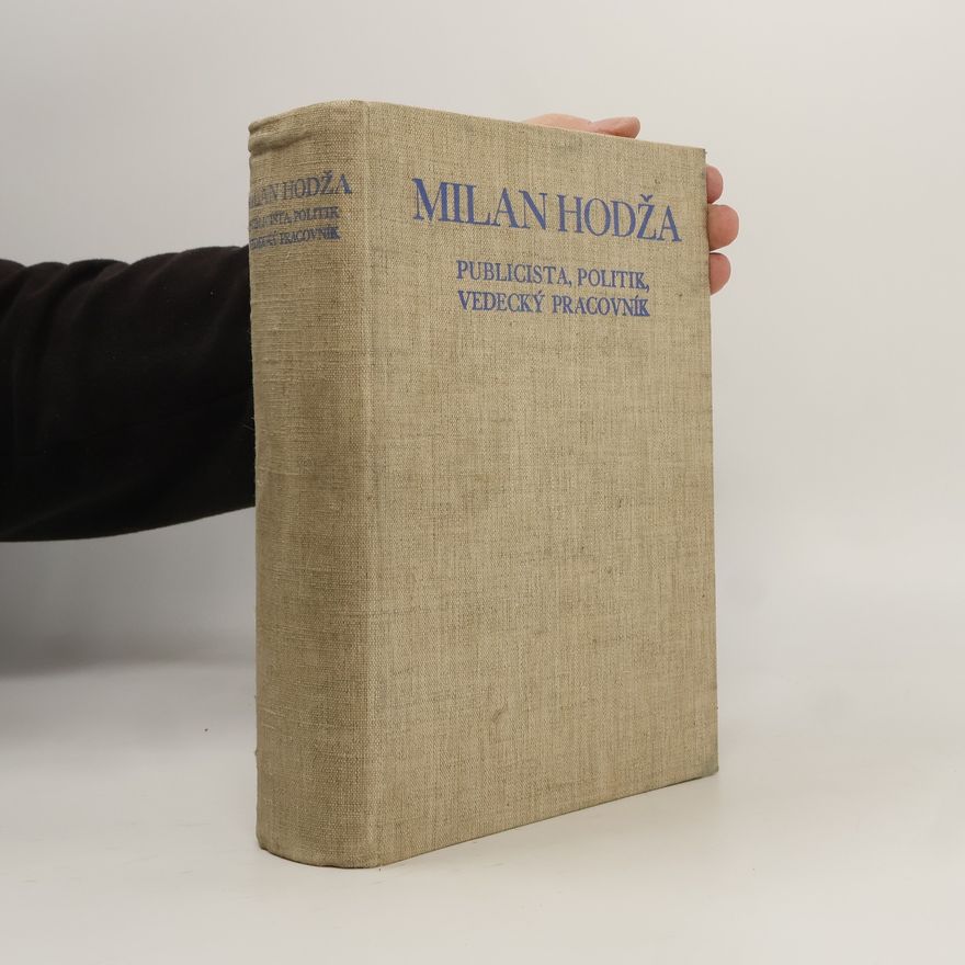 AA.VV. Milan Hodža