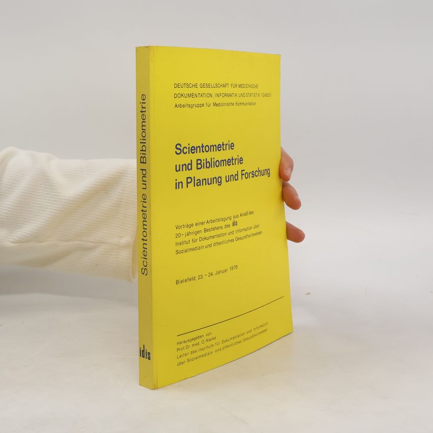 Otto Nacke Scientometrie und Bibliometrie in Planung und Forschung