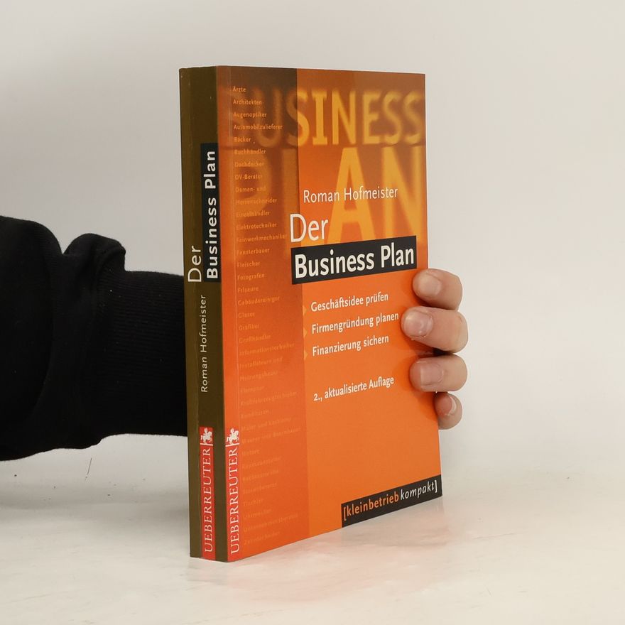 Roman Hofmeister Der Business Plan