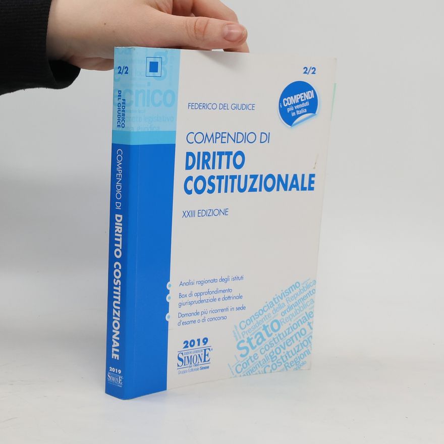 Federico Del Giudice Compendio di diritto costituzionale - XXIII Edizione