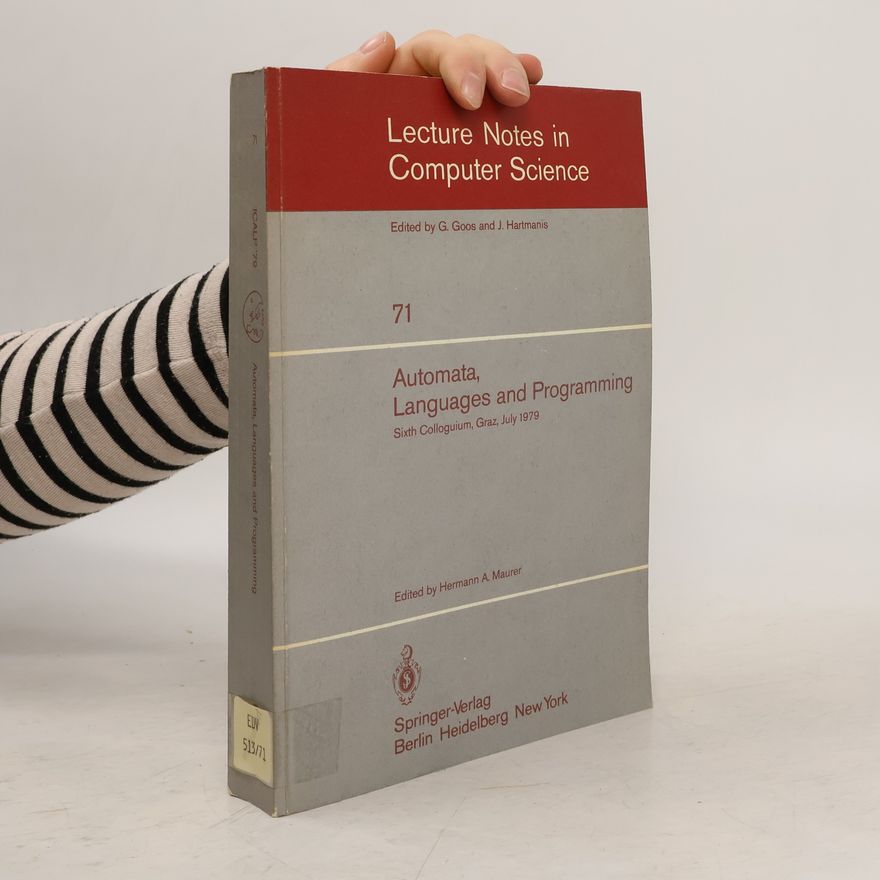 Hermann A. Maurer Automata, Languages, and Programming