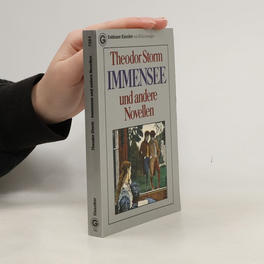 Theodor Storm Immensee und andere Novellen