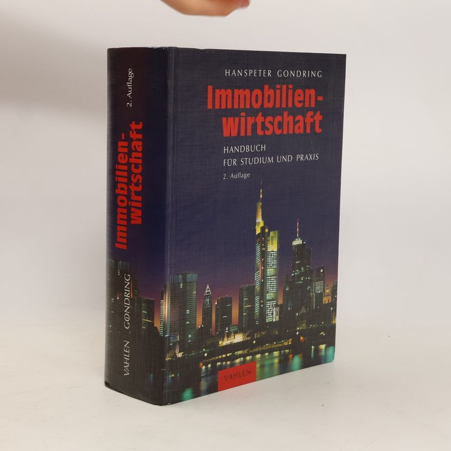 Hanspeter Gondring Immobilienwirtschaft