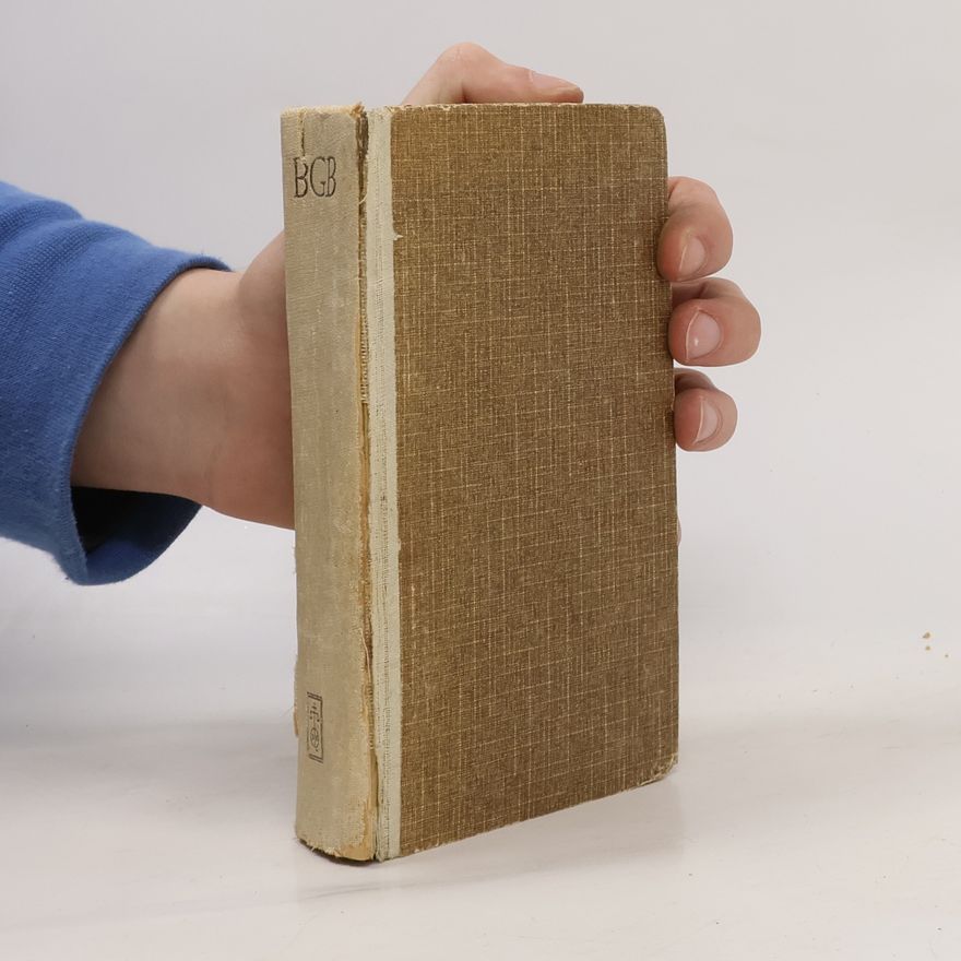 Collectif d'auteurs Bürgerliches Gesetzbuch