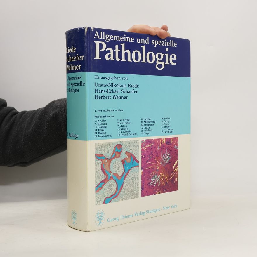 Ursus Nikolaus Riede Allgemeine und spezielle Pathologie