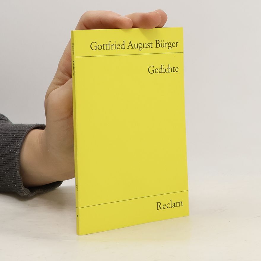 Gottfried August Bürger Gedichte
