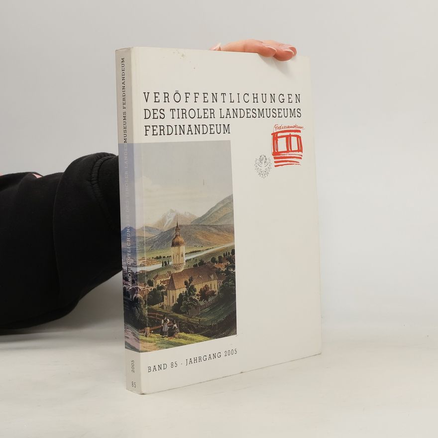 Collectif d'auteurs Veröffentlichungen des Tiroler Landesmuseums Ferdinandeum