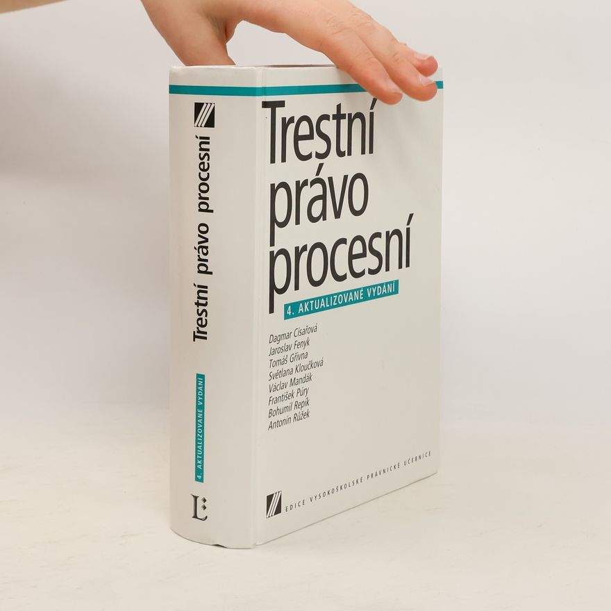Dagmar Císařová Trestní právo procesní