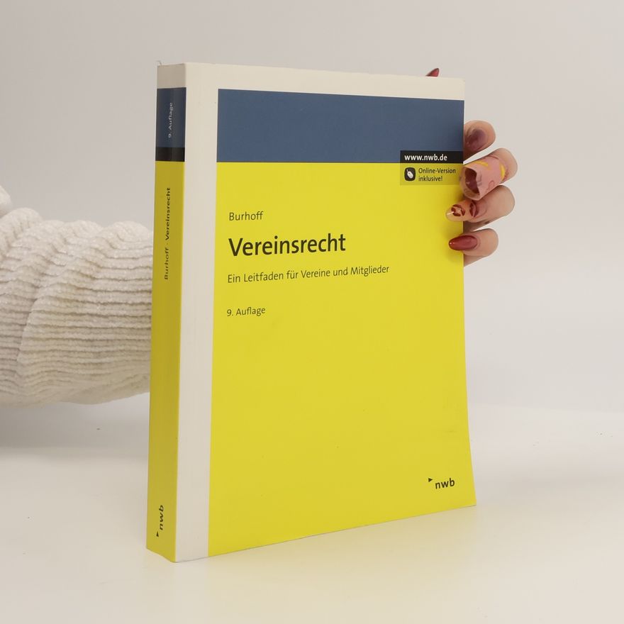 Detlef Burhoff Vereinsrecht