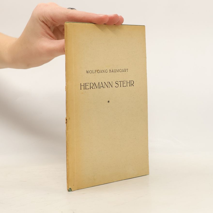 Wolfgang Baumgart Hermann Stehr
