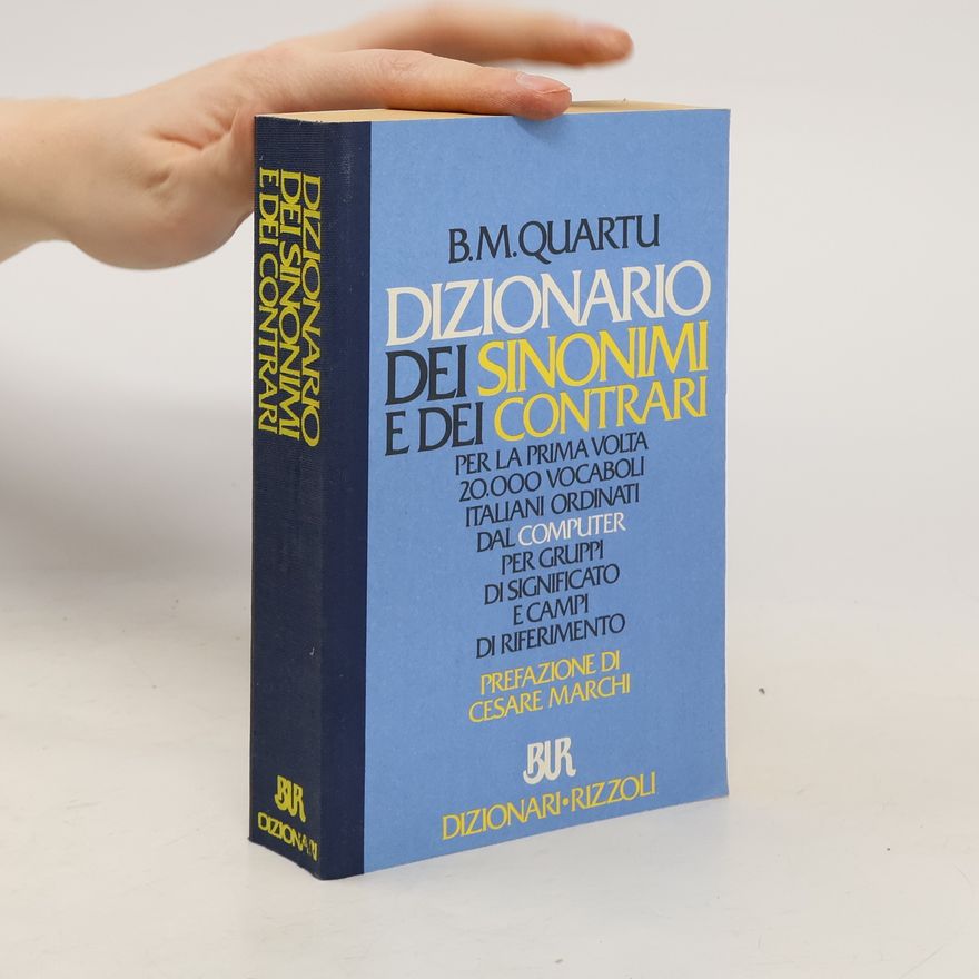 B. M. Quartu Dizionario dei sinonimi e dei contrari