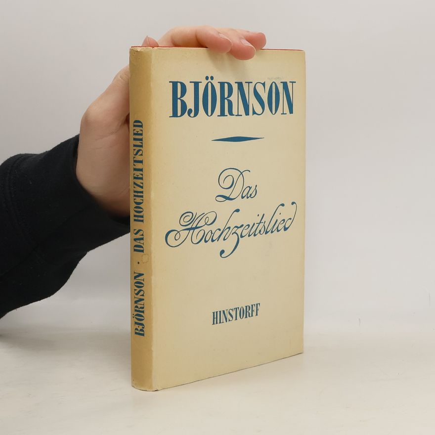 Bjørnstjerne Bjørnson Das Hochzeitslied