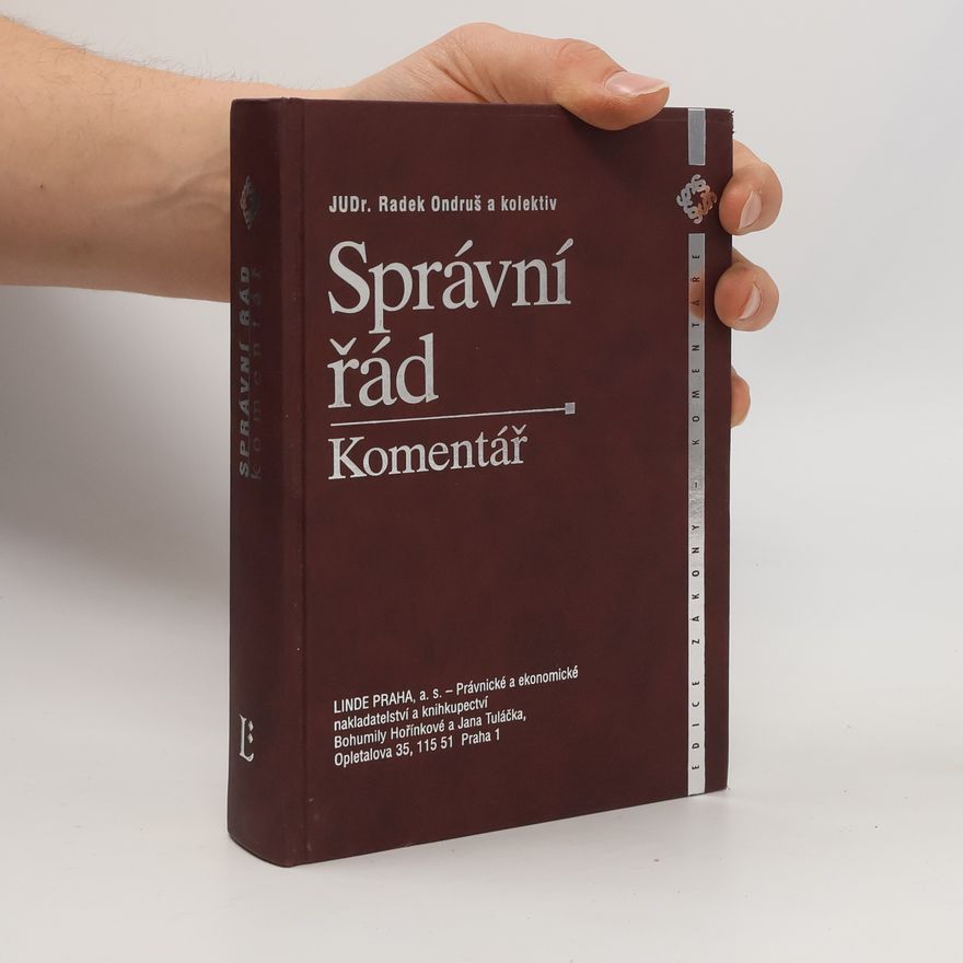 Radek Ondruš Správní řád : komentář