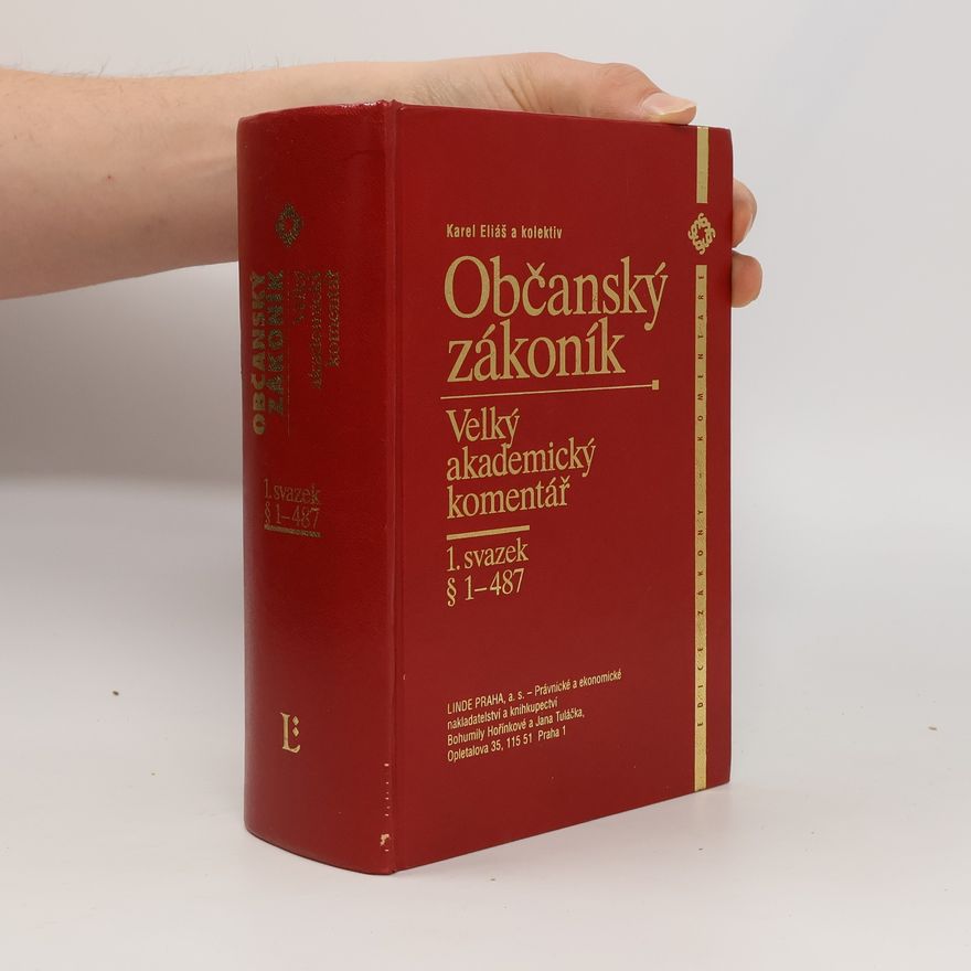 Karel Eliáš Občanský zákoník