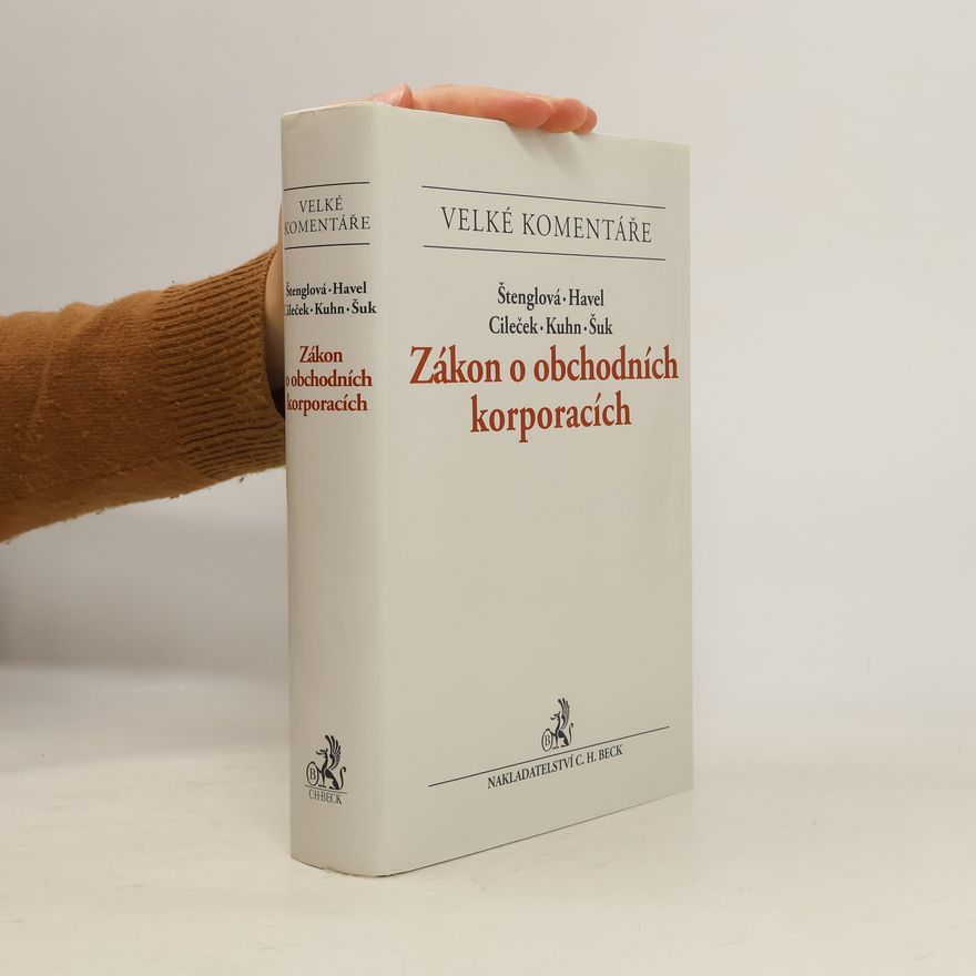 Kolektiv autorů Zákon o obchodních korporacích