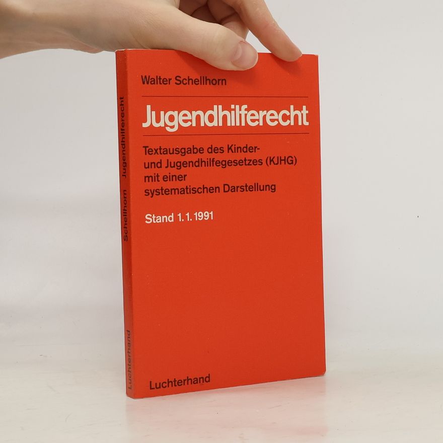 Walter Schellhorn Jugendhilferecht